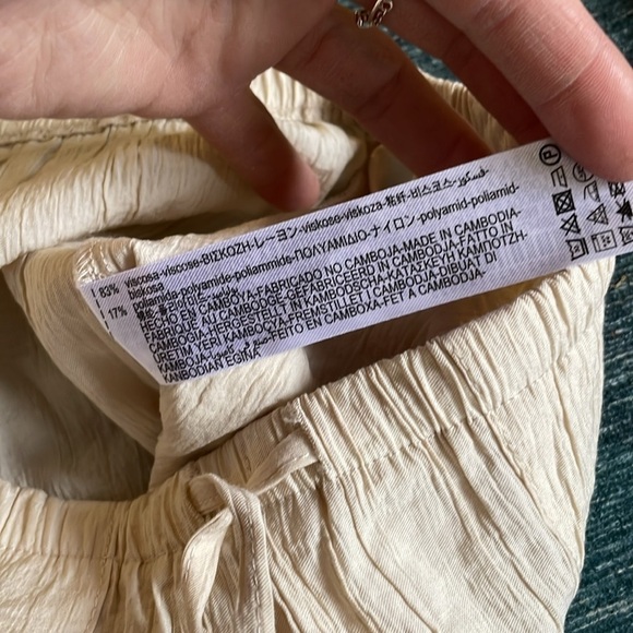 Zara Wide Leg Beach Pants - Picture 7 of 10